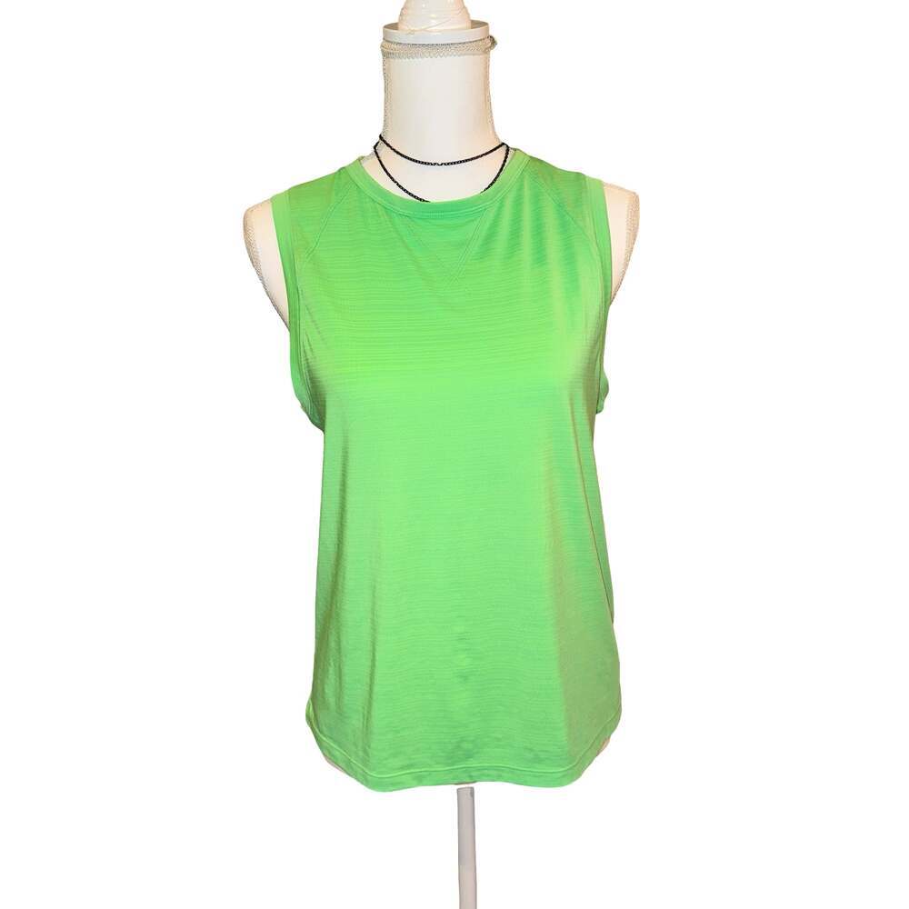 Fabletics Neon Green Athletic Sleeveless Tank Top size XS